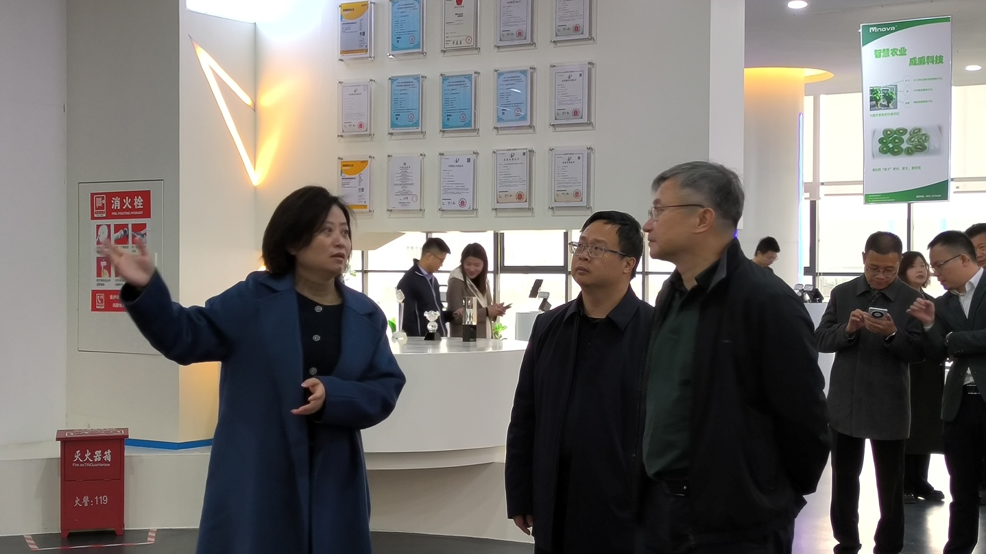 2023年11月13日，廣州市政府副秘書長(zhǎng)高裕躍一行到成威科技調(diào)研
